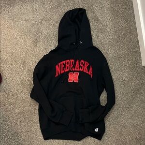Russell Athletic Black Nebraska Hoodie